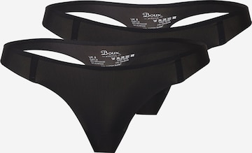 Boux Avenue - Tanga en negro: frente