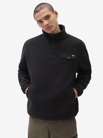 DICKIES Sweatshirt in Zwart: voorkant