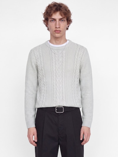 JACK & JONES Pull-over 'JJJAMES' en XS en blanc cassé, Vue avec produit