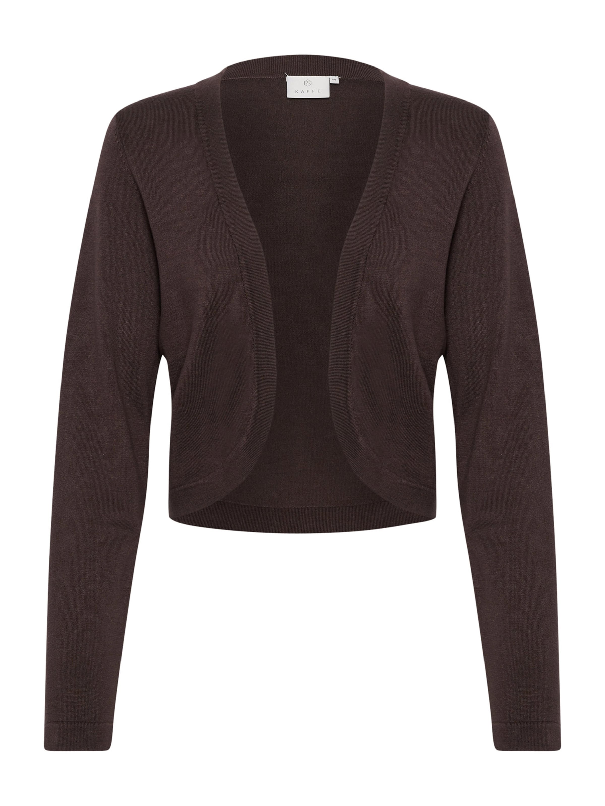 Kaffe - Bolero 'Astrid' em castanho: frente