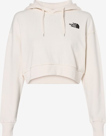 THE NORTH FACE Athletic Sweatshirt in Beige: front