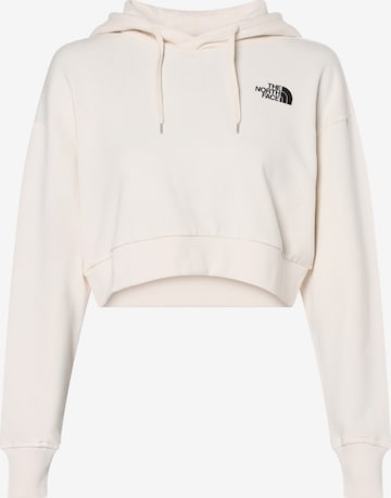 THE NORTH FACE Athletic Sweatshirt in Beige: front