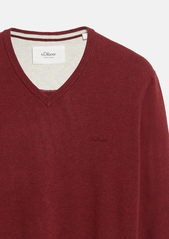 s.Oliver Pullover in Rot: Vorderseite