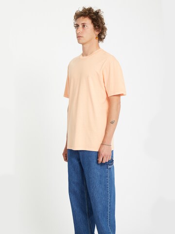Volcom T-Shirt 'Solid Stone' in Orange