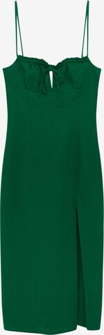 Pull&Bear Jurk in Groen: voorkant