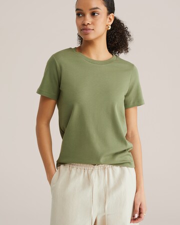 WE Fashion - Camiseta en verde: frente