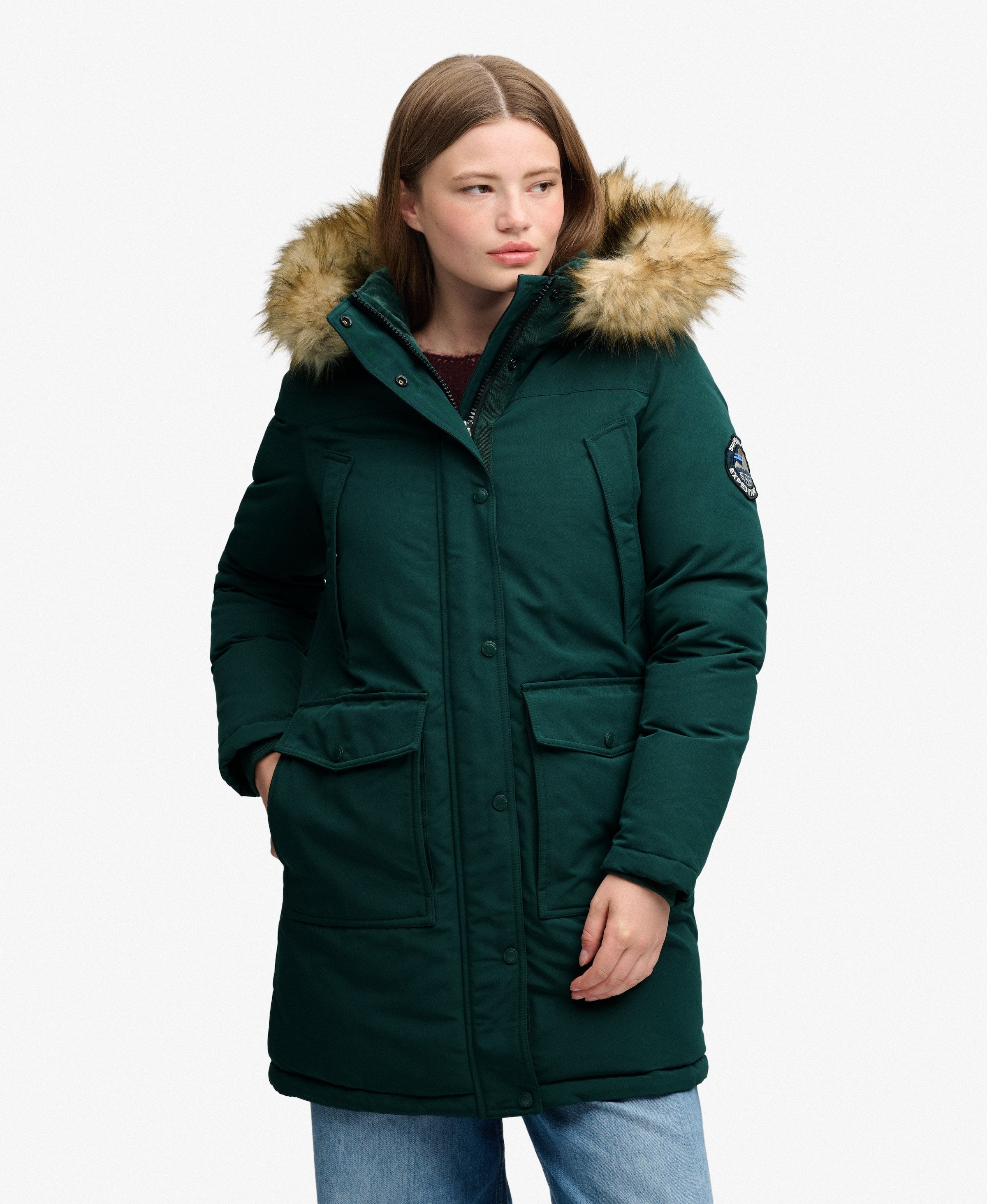 Superdry & Co Winterparka 'Everest' in Groen