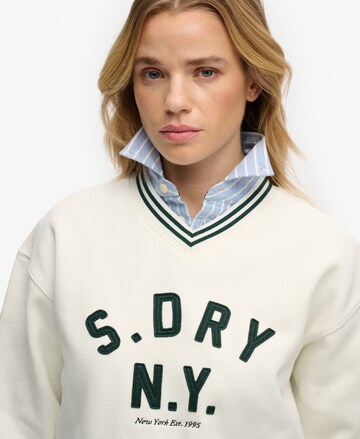 Sweat-shirt Superdry & Co en blanc