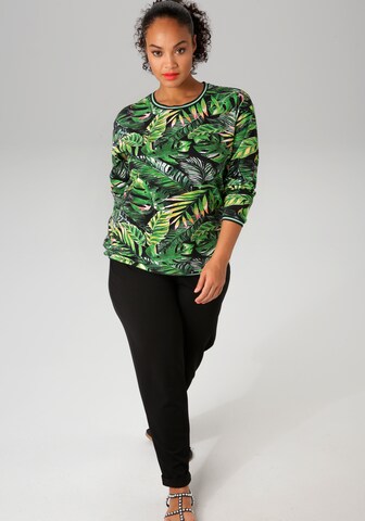 Aniston Sweatshirt in Schwarz