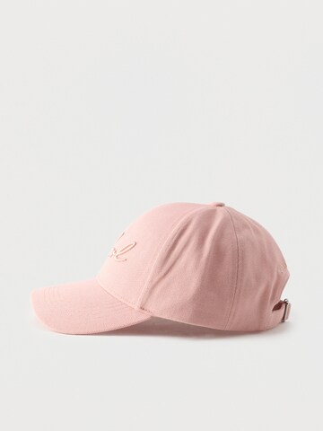 Karl Lagerfeld Cap in Pink