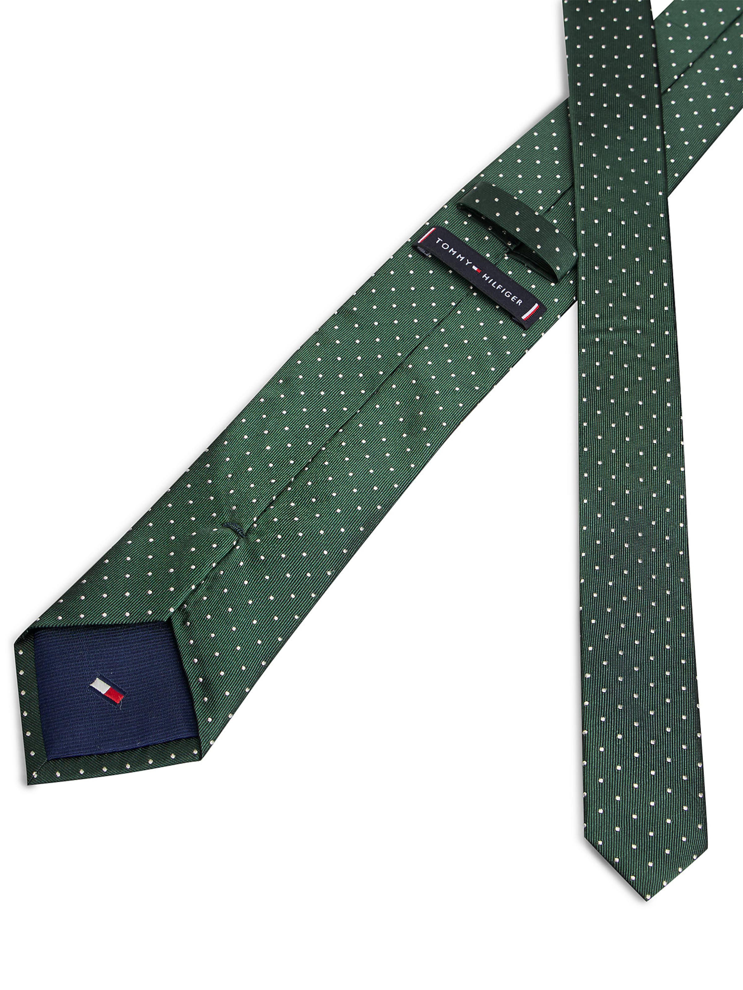 TOMMY HILFIGER Krawatte in Grün
