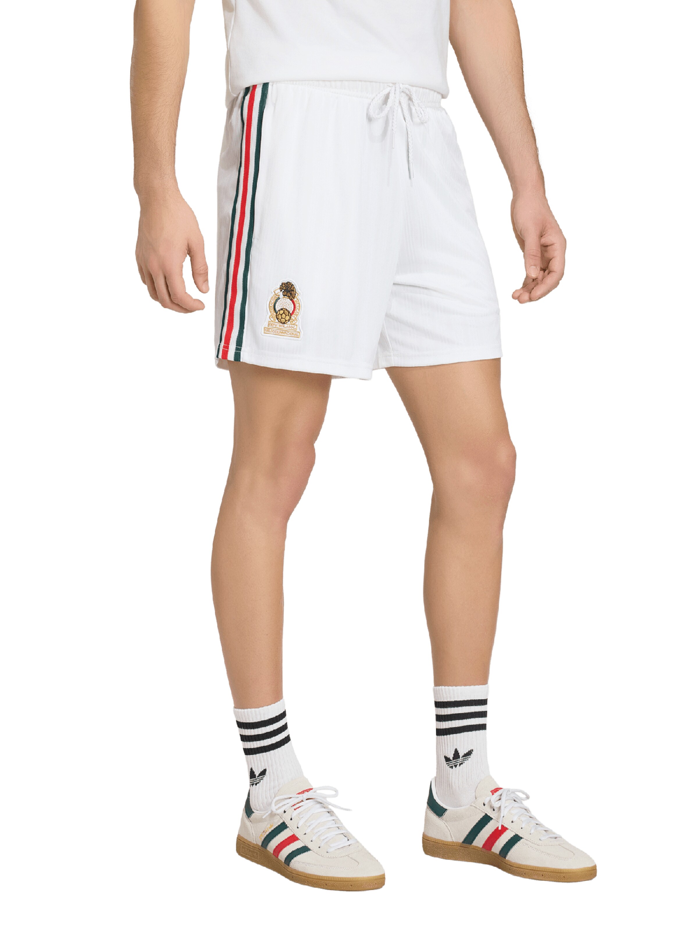 ADIDAS PERFORMANCE Regular Sportshorts 'FMF' in Weiß: Vorderseite