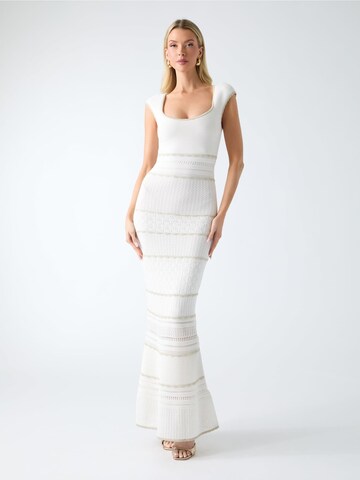 MARCIANO LOS ANGELES Knitted dress in White: front