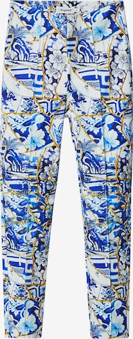 Desigual Slimfit Broek 'Lian' in Blauw: voorkant