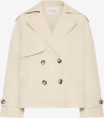 b.young Overgangsfrakke 'AMONA' i hvid: forside