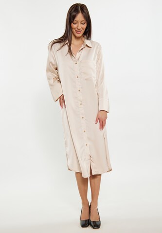 Robe-chemise usha BLACK LABEL en beige