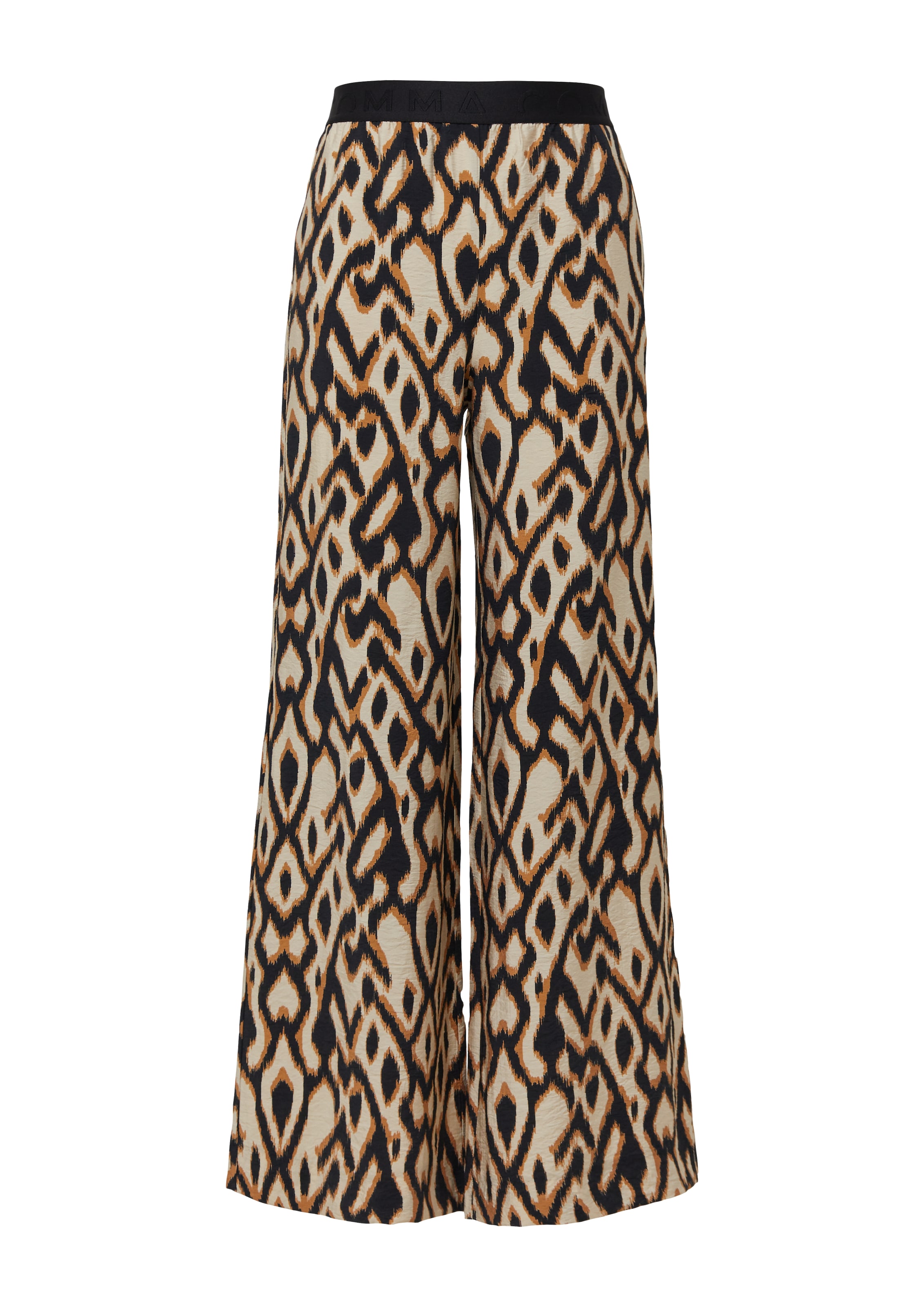 COMMA Zvonové kalhoty Kalhoty – béžová: přední strana