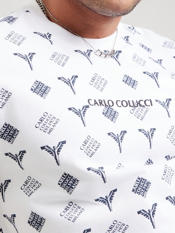 Carlo Colucci T-shirt 'Falchi' i vit