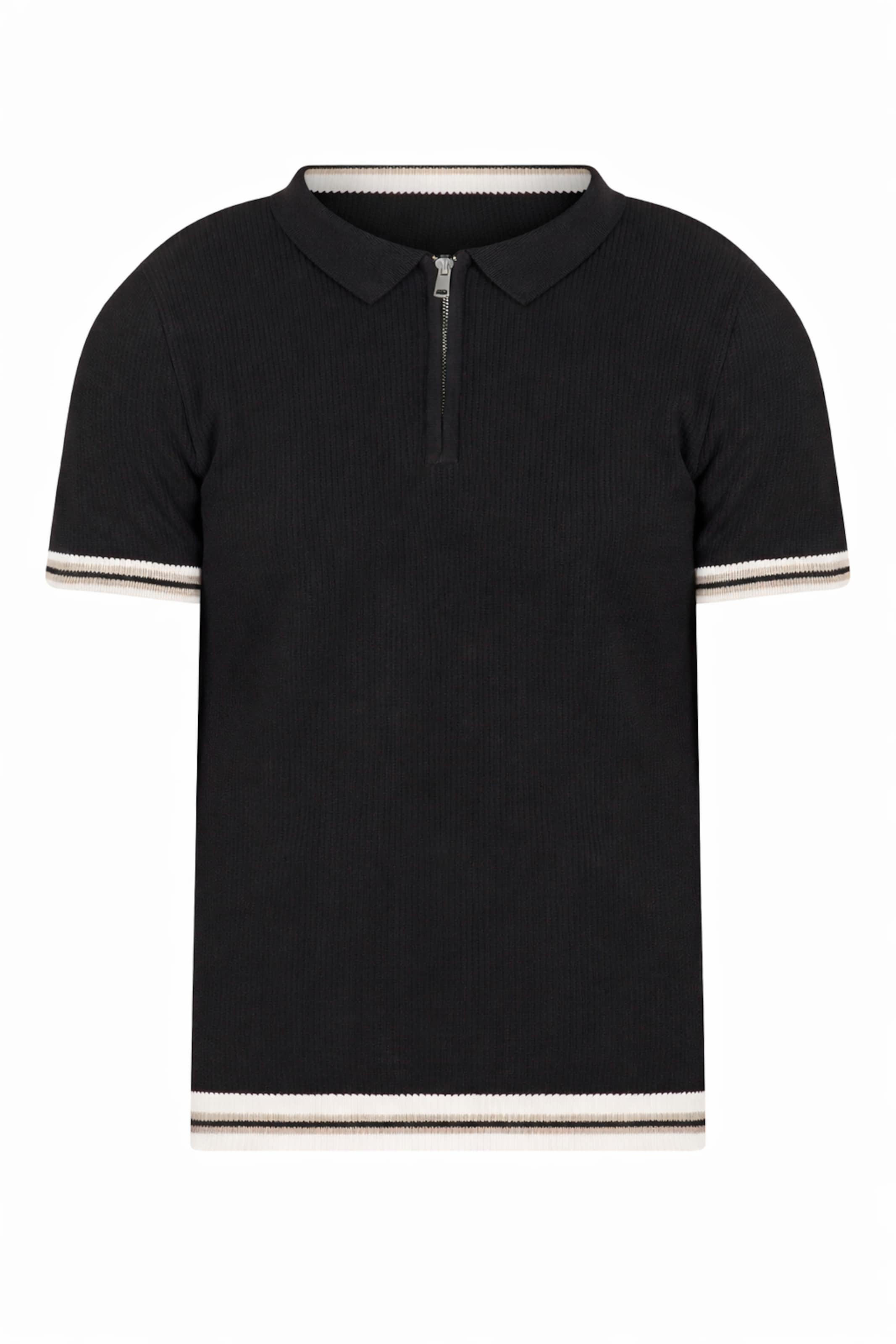 BRAVE SOUL Pullover i beige / sort / hvid, Produktvisning