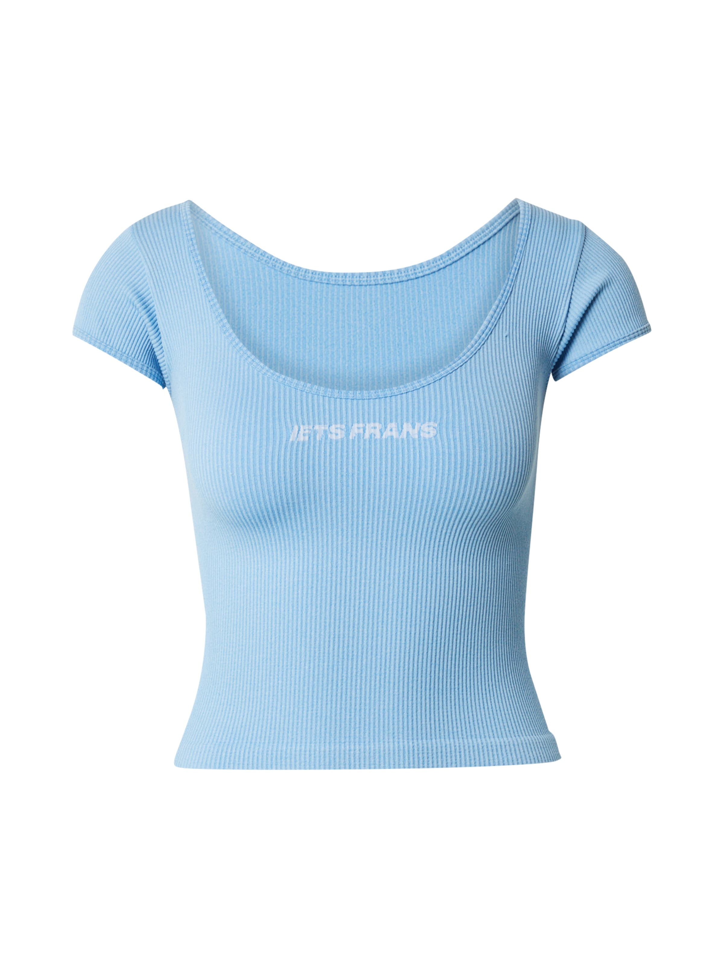 iets frans - Camisa 'IF SCOOP' em azul: frente