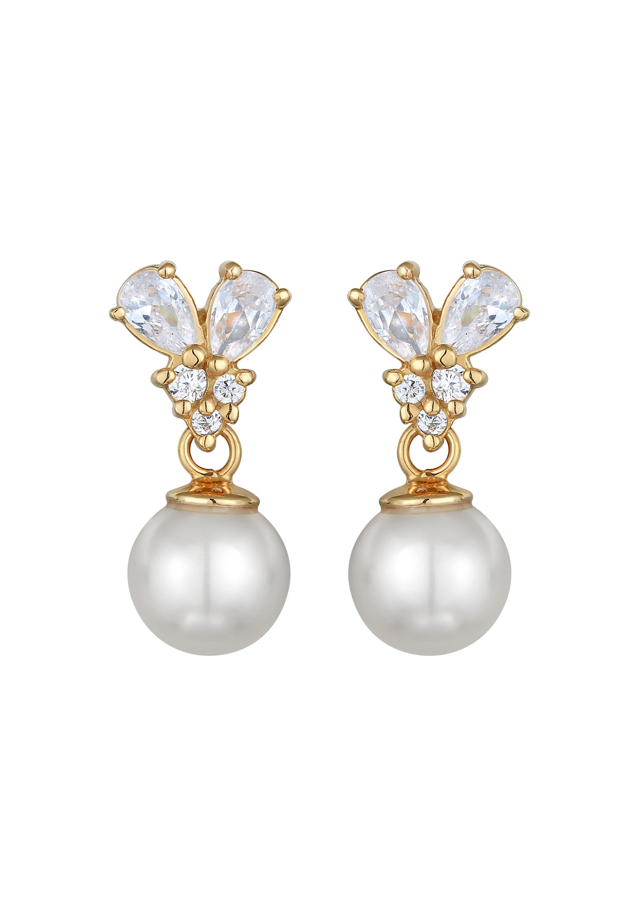 ELLI PREMIUM Oorbellen 'Kugel' in Goud