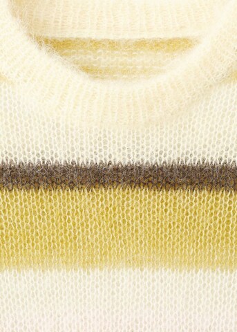MANGO Sweater 'Colorin' in Beige