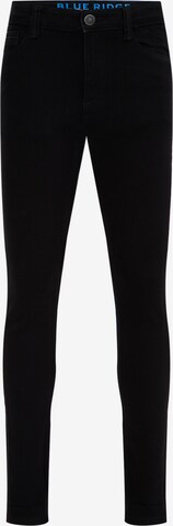 WE Fashion Skinny Jeans in Zwart: voorkant