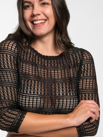 SPIETH & WENSKY Traditional blouse 'Elster' in Black