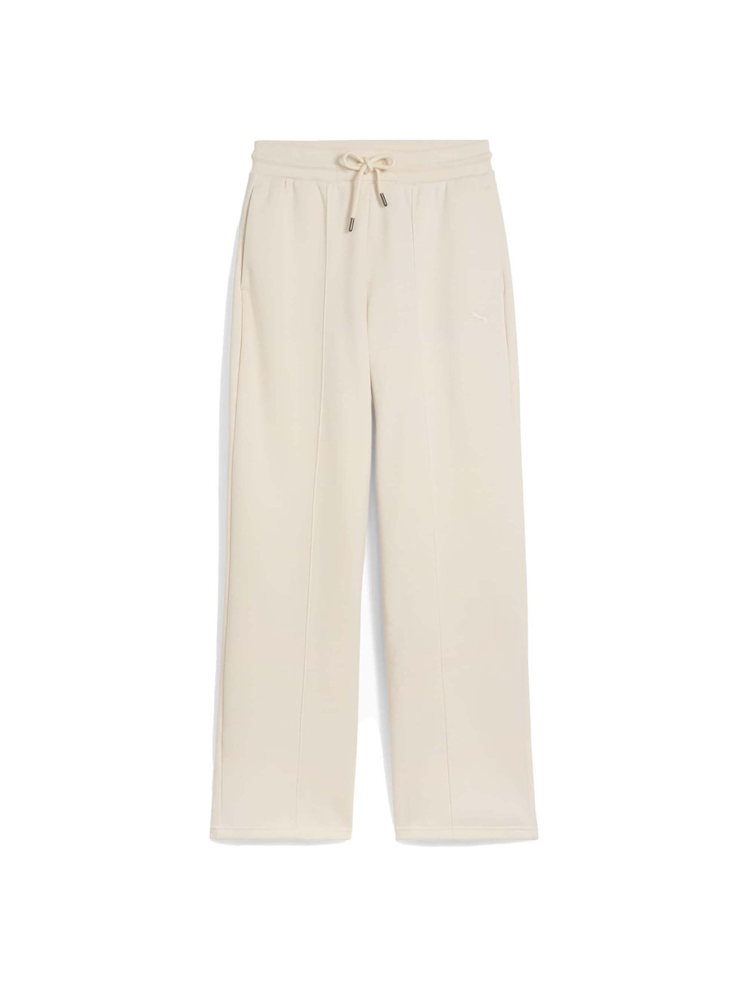 Regular Pantalon de sport PUMA en blanc : devant