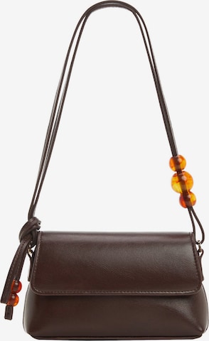 MANGO Shoulder Bag 'PACHURU' in Brown: front