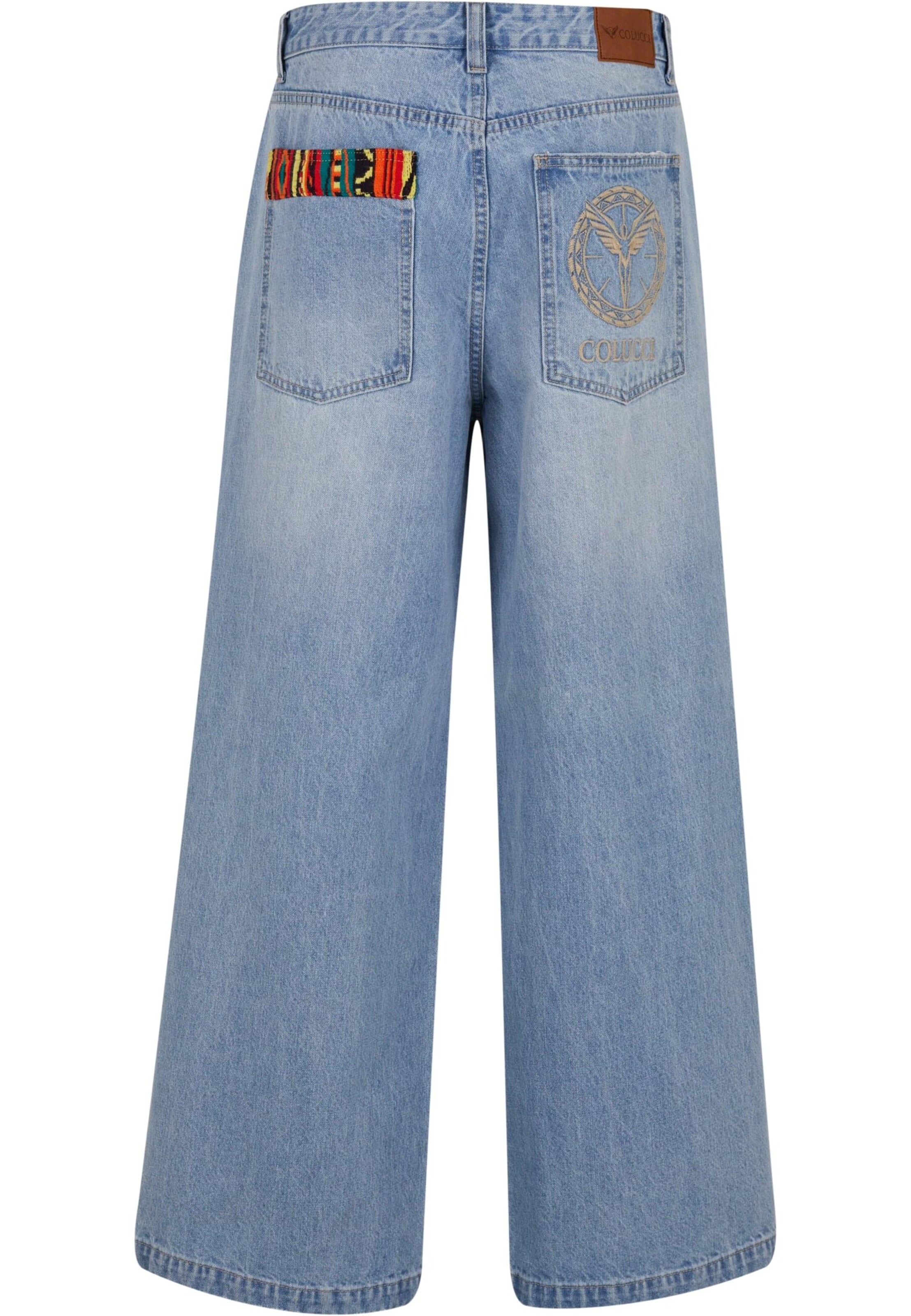 Colucci Zvonové kalhoty Džíny – modrá