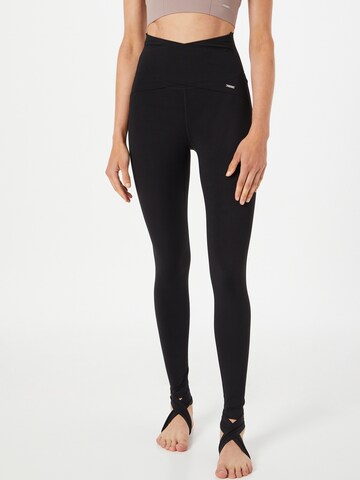 aim'n Skinny Sportbroek in Zwart: voorkant