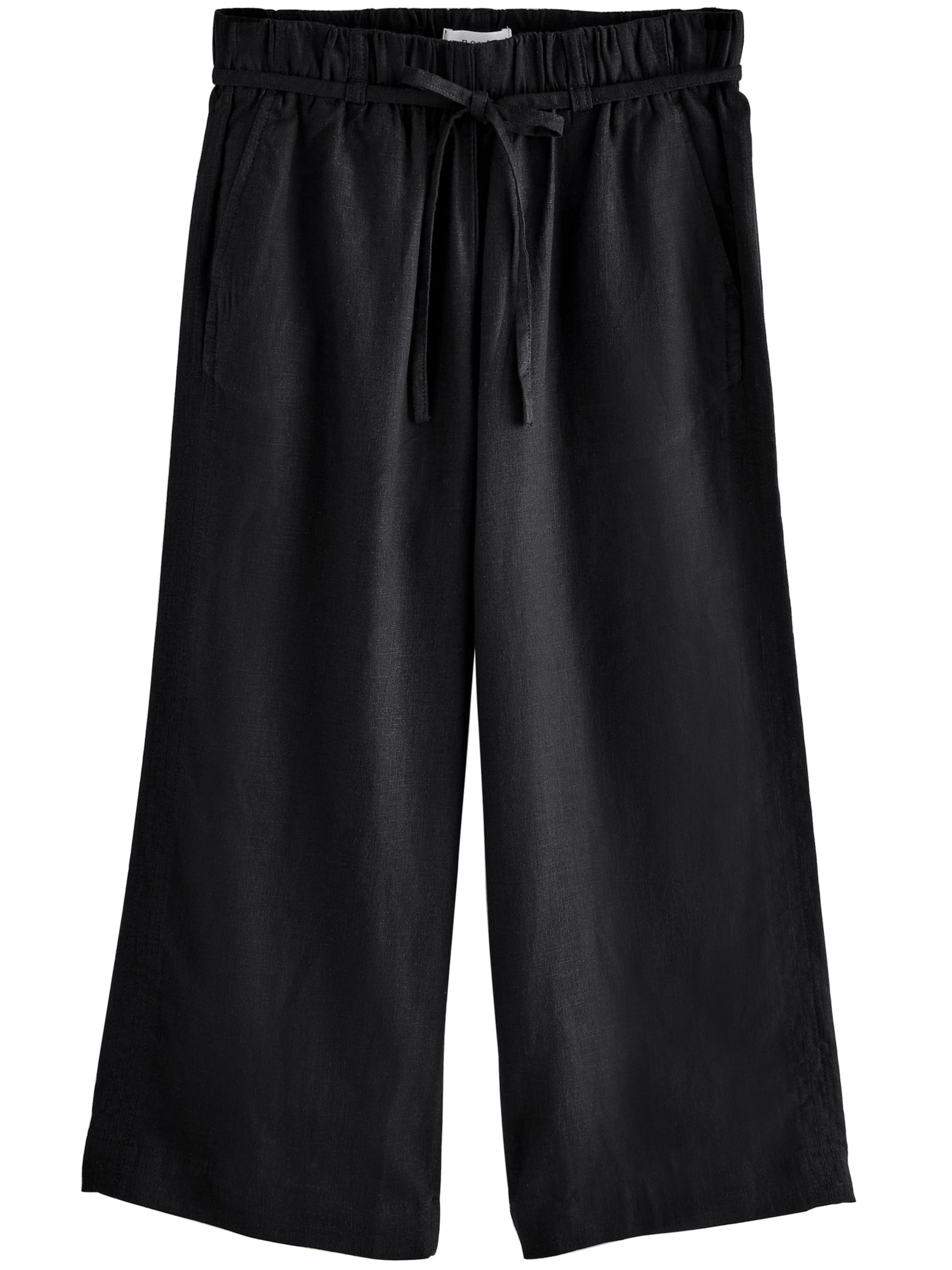 Next Loosefit Byxa i svart: framsida