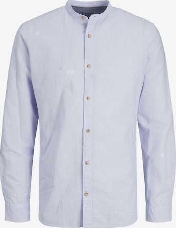Jack & Jones Junior Button Up Shirt in Blue: front