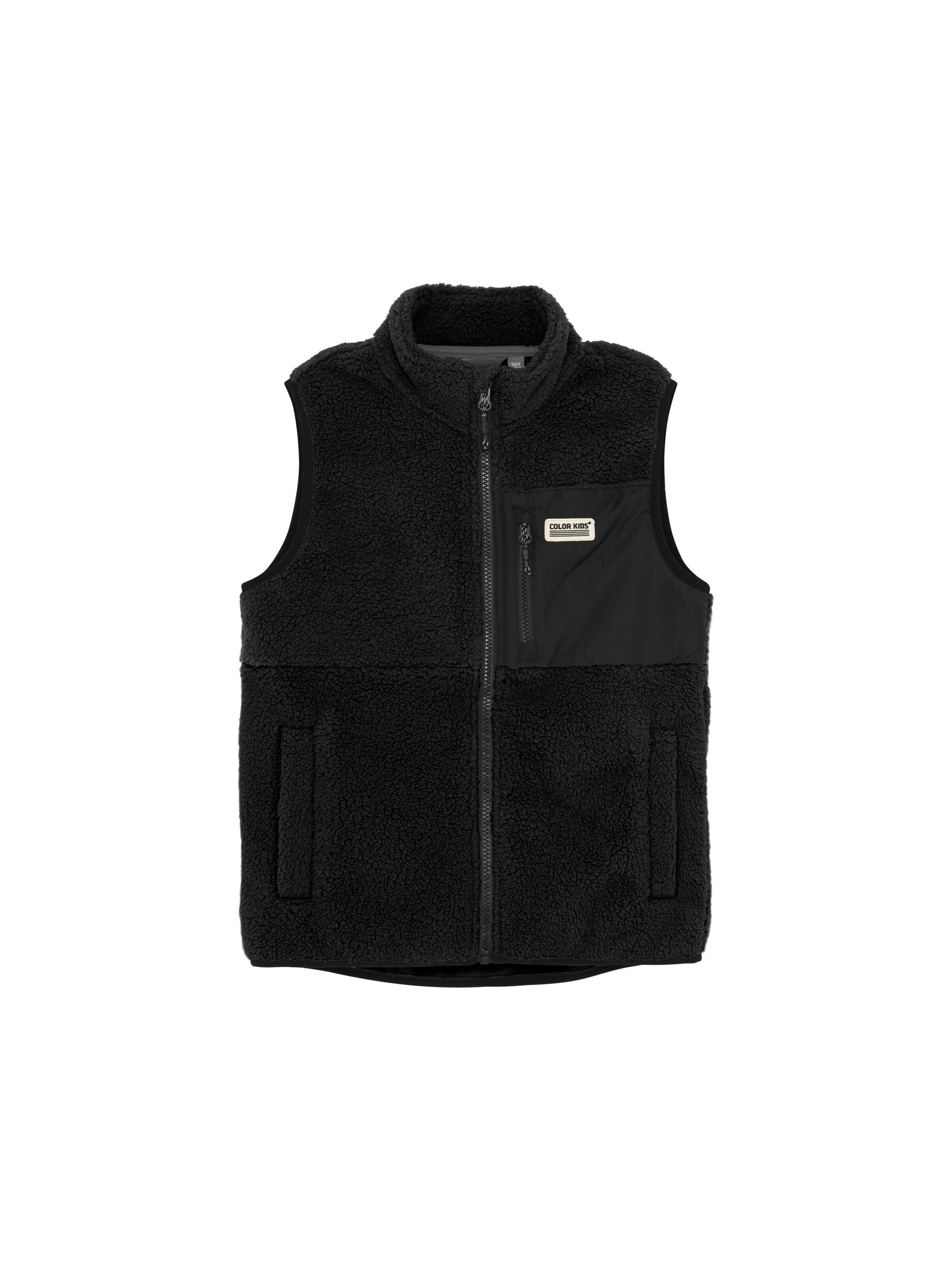 Gilet ' COFleece Vest ' COLOR KIDS en gris : devant