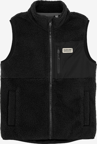 COLOR KIDS Vest ' COFleece Vest ' in Grey: front