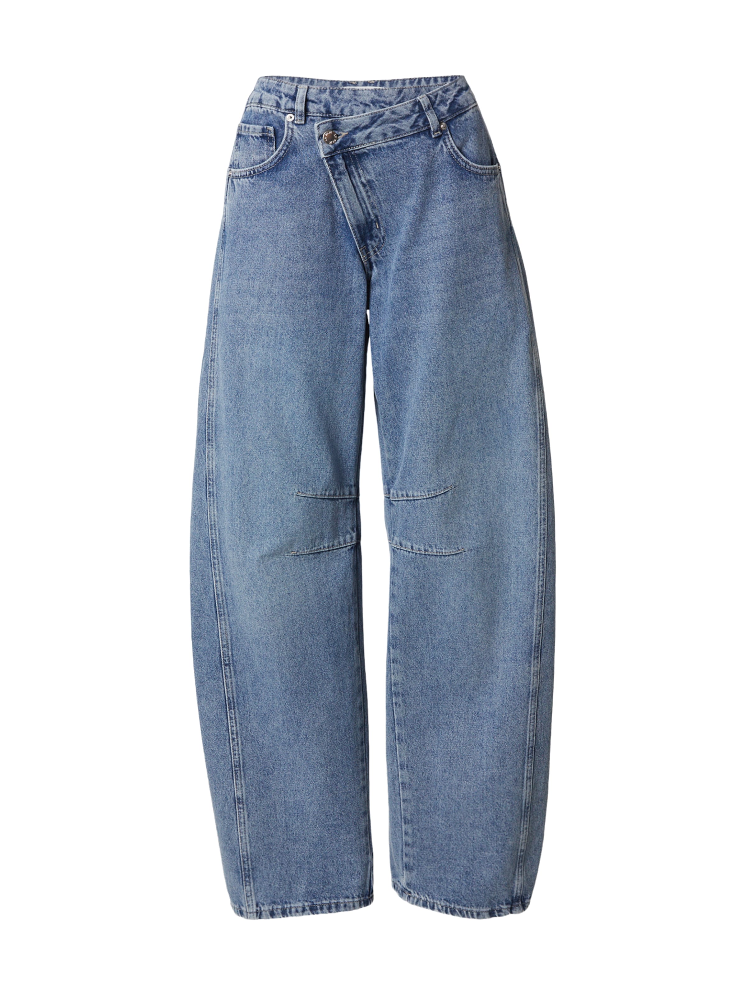 About You x Jessica Haller Loosefit Jeans in Blau: Vorderseite