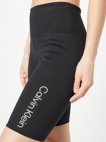 Calvin Klein Sport Skinny Spodnie w kolorze czarny