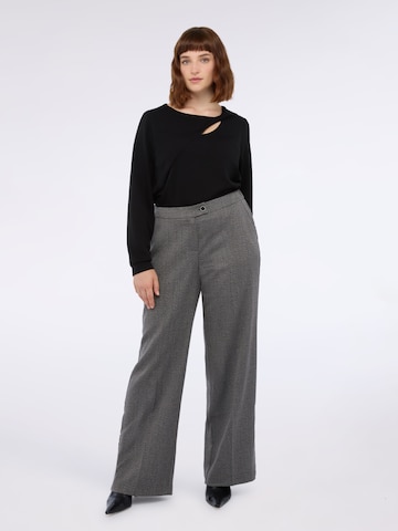 Regular Pantalon Fiorella Rubino en gris