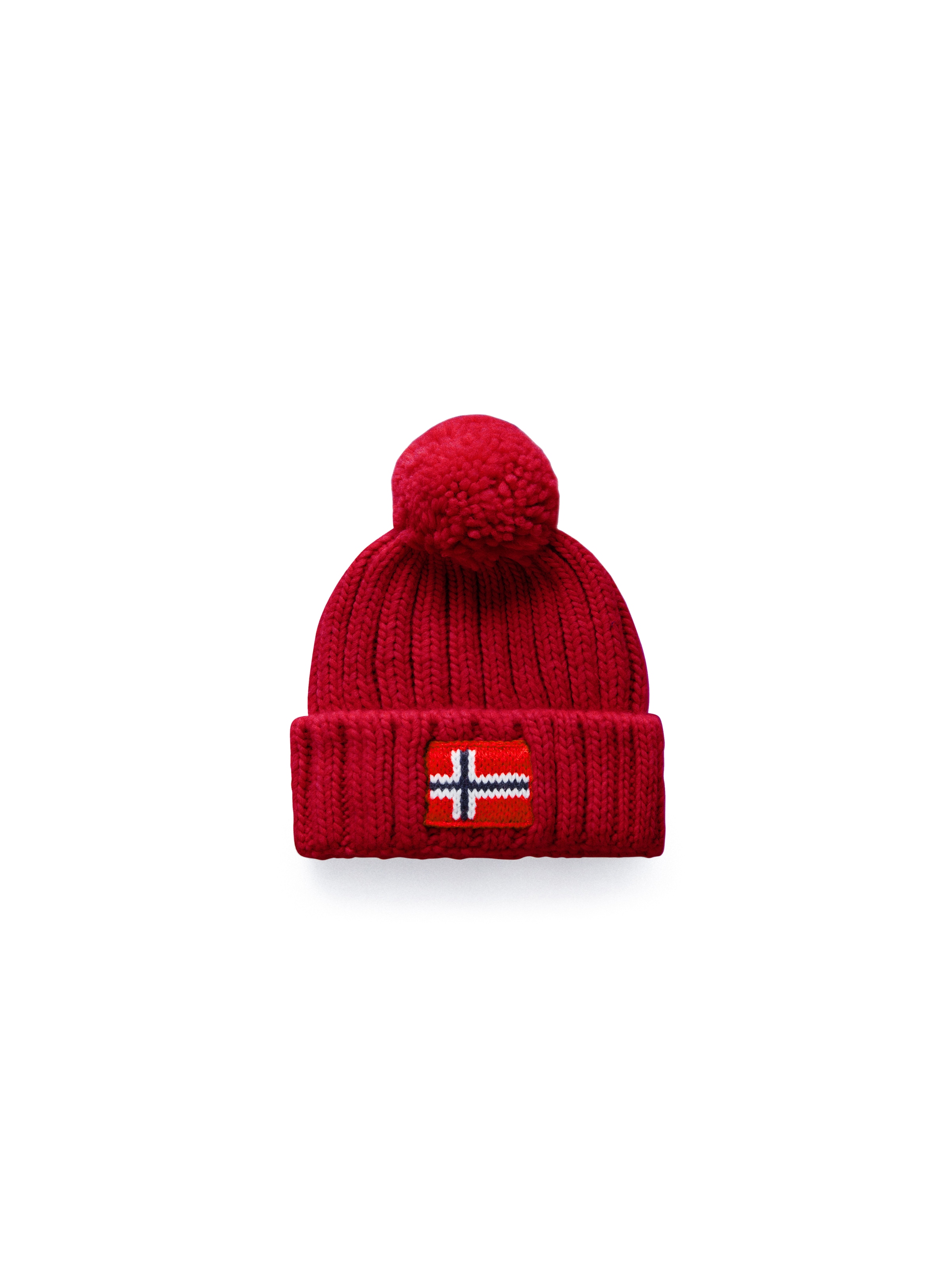 NAPAPIJRI - Gorros 'Semiury 6' em vermelho: frente