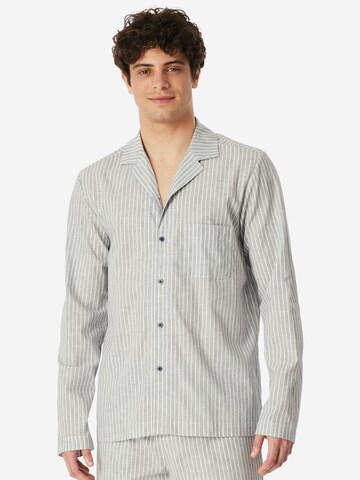 SCHIESSER Pyjamaoberteil ' Mix Relax ' in Grau: Vorderseite