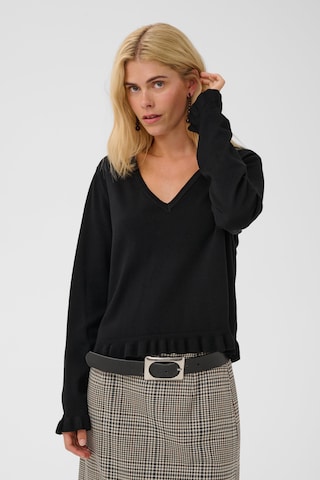 CULTURE Sweater 'Clare Annemarie' in Black: front