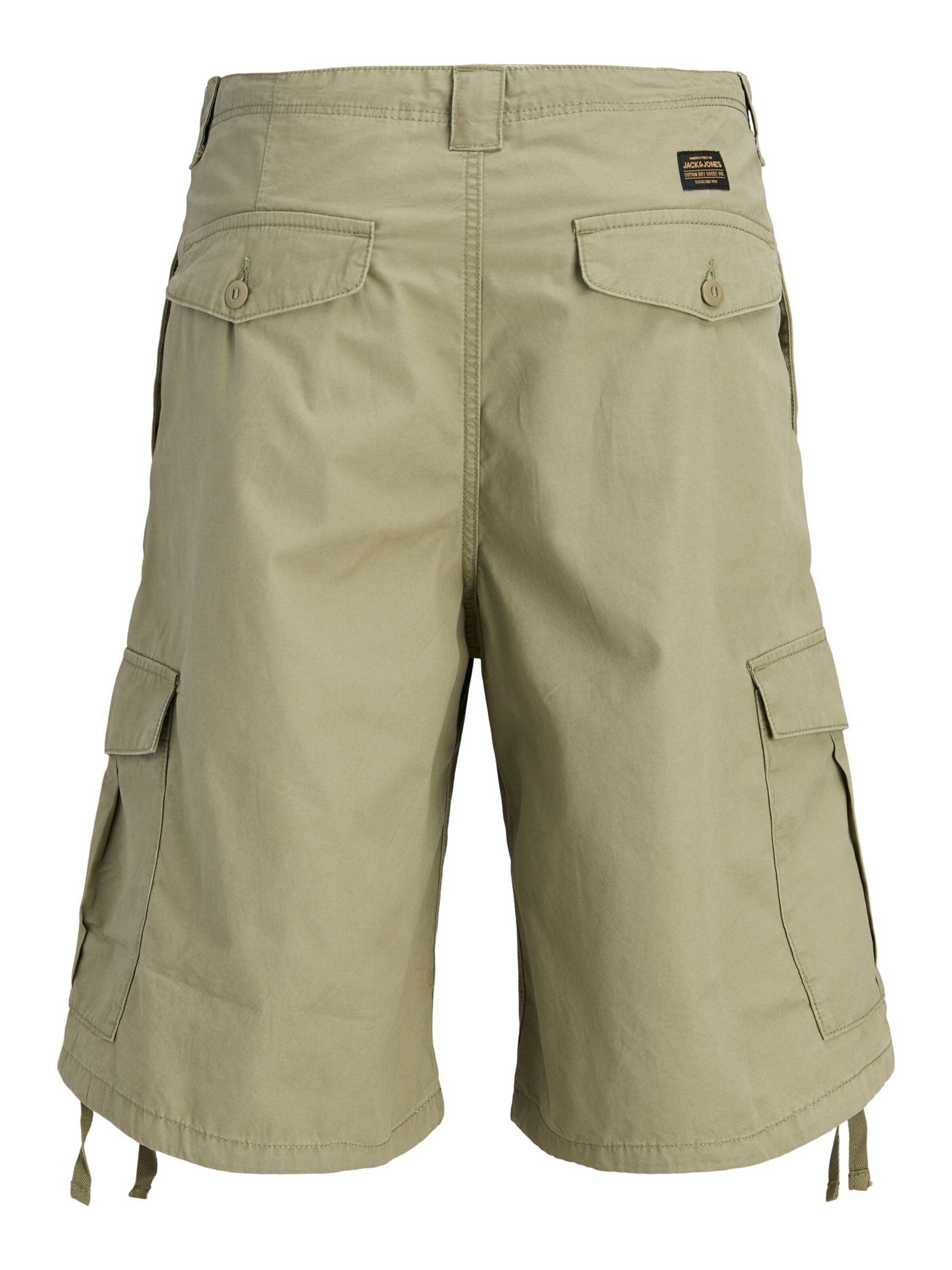 Jack & Jones Plus Baggy Cargobukser i grøn