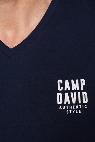 Maglietta di CAMP DAVID in blu