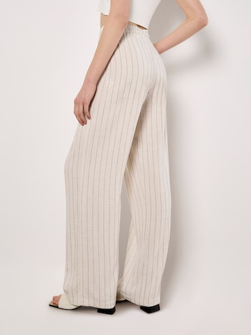 Wide Leg Pantalon Apricot en beige