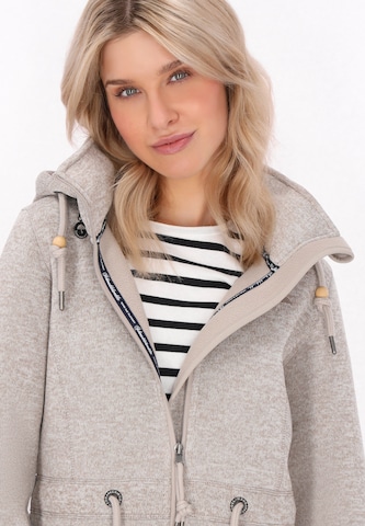 Schmuddelwedda Fleece jas in Beige