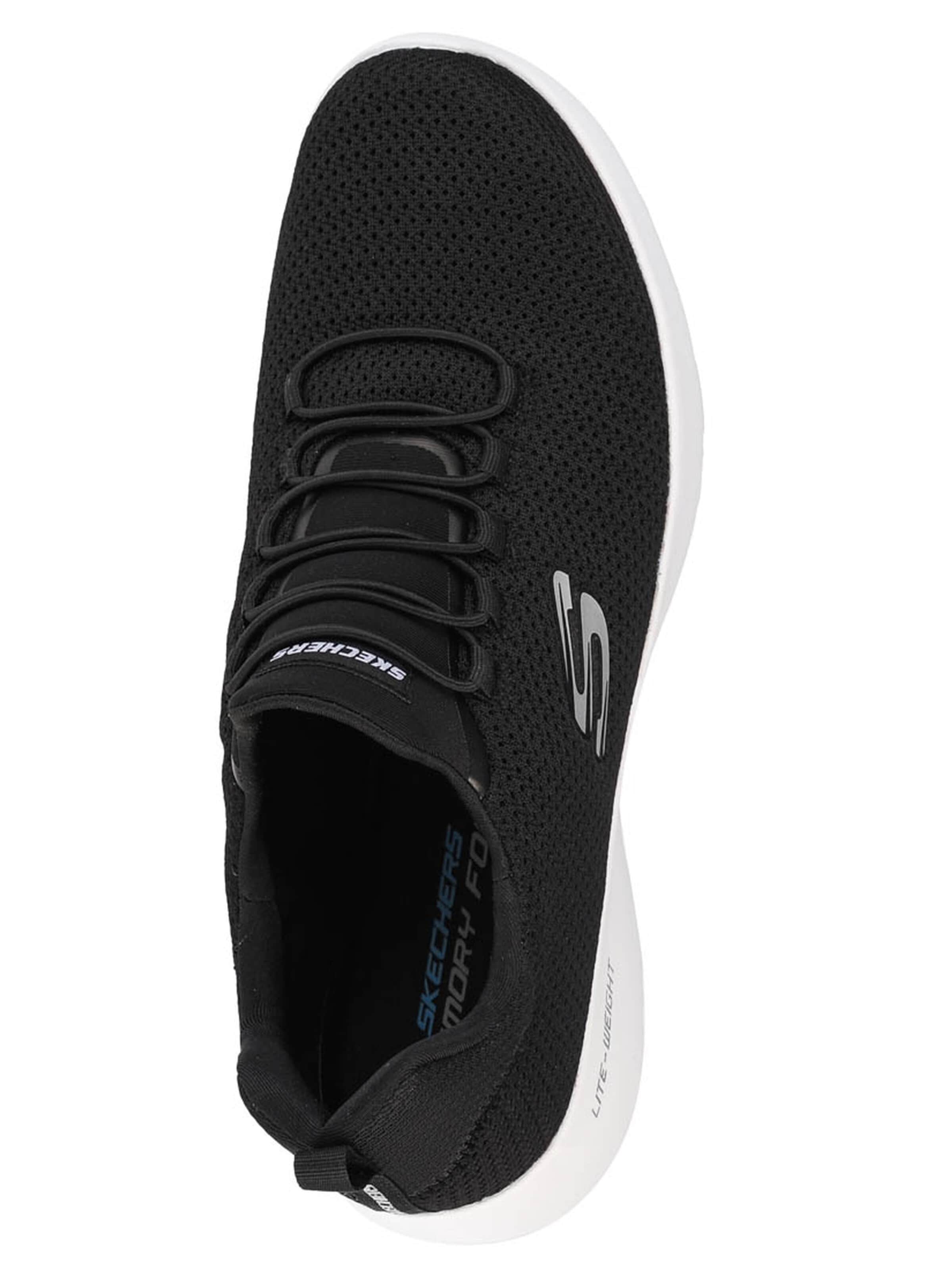 SKECHERS Slip-ons 'Dynamight' in Zwart