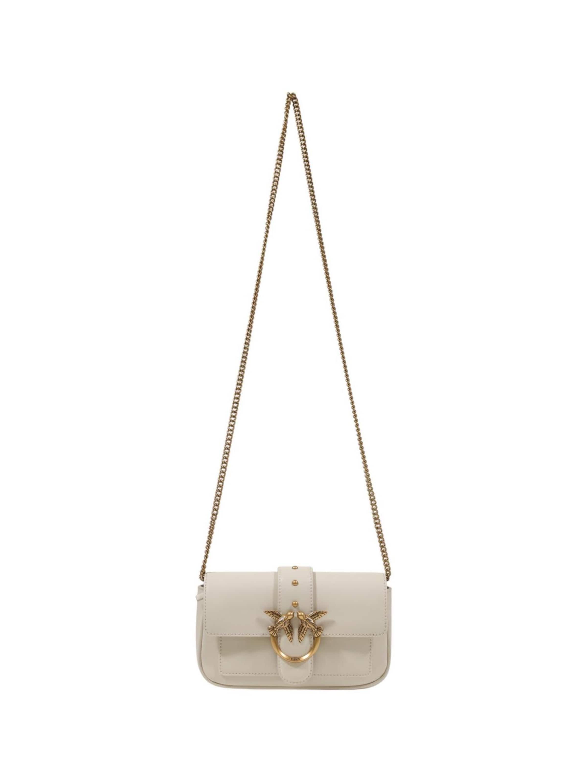 PINKO - Bolso de hombro 'POCKET LOVE ONE SIMPLY 100061 A0F1' en beige: frente