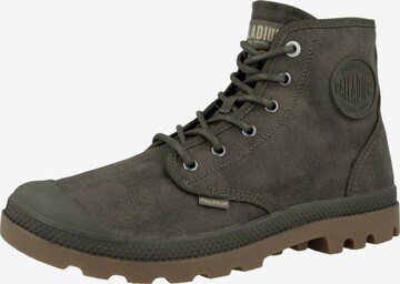 Palladium Lace-Up Boots in Brown