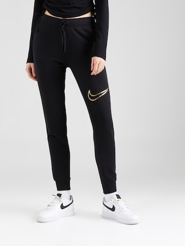 Tapered Pantaloni 'CLUB FLEECE' de la Nike Sportswear pe negru: față